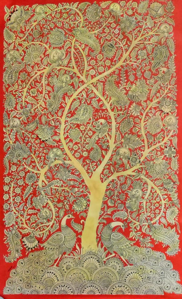 Harinath Tree of Life Kalamkari Painting