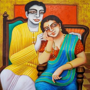 Gautam Mukherjee painting